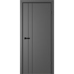 NEO 02 кромка металл черная с 4х сторон, с врезкой, FlyDoors